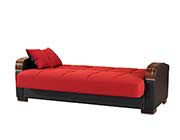 Prada Sofa Full Size Sleeper in Red