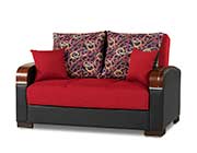 Prada Sofa Full Size Sleeper in Red