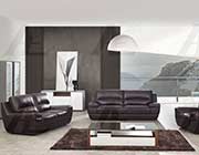 White Italian leather sofa set AEK 018