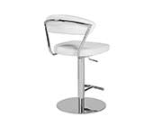 White Adjustable Stool Estyle 505