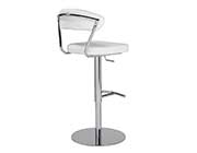 White Adjustable Stool Estyle 505