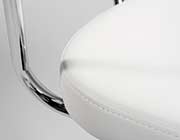 White Adjustable Stool Estyle 505