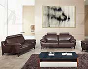 Tan Italian leather sofa AEK 028