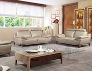 Tan Italian leather sofa AEK 028