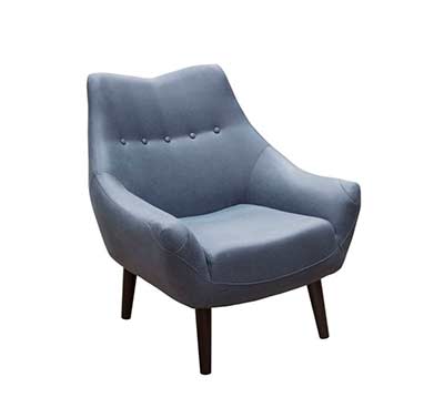 Navy blue Accent Chair DS Sibald