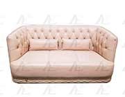 Cream Italian leather sofa AEK 694