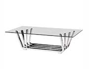 Clear Tempered Glass Coffee table Z326