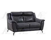 Black Genuine Leather Sofa set AE 150