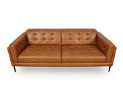 Murray 440 Tan Leather sofa by Moroni