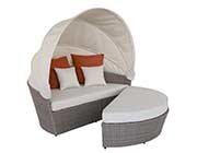 Outdoor Patio Canopy Sofa with Ottoman AC 025