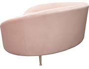 Blush Velvet Sofa DS Cedar