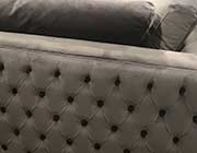 Platinum Grey Velvet Sofa DS Eavan