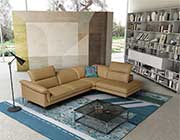 Taupe Leather Sofa Sectional NJ Bliss