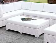 Gray Wicker Patio Sofa sectional FA 135