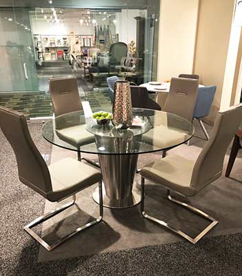 Glass Top Dining table CR 822