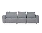 297 Gray Fabric Sectional sofa by Moroni