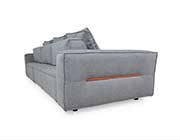 297 Gray Fabric Sectional sofa by Moroni