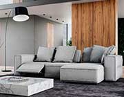 297 Gray Fabric Sectional sofa by Moroni