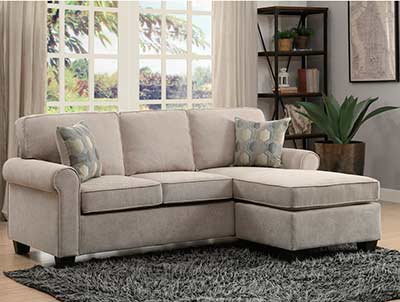 Sand Toned Sectional Sofa 667