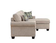 Sand Toned Sectional Sofa 667