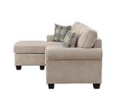 Sand Toned Sectional Sofa 667