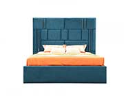 Blue Velvet Bed VG Damaris