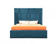Blue Velvet Bed VG Damaris