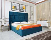 Blue Velvet Bed VG Damaris