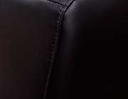 Black Leather Sectional sofa AE 8010
