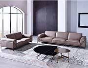 Leather sofa in Dark Tan AE 302