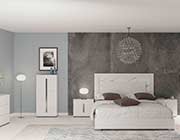 White Lacquer Bed EF Caltha