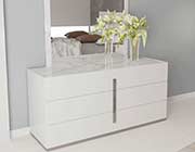White Lacquer Bed EF Caltha