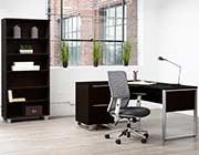 Kalmar Gray Office Desk by Unique Furniture