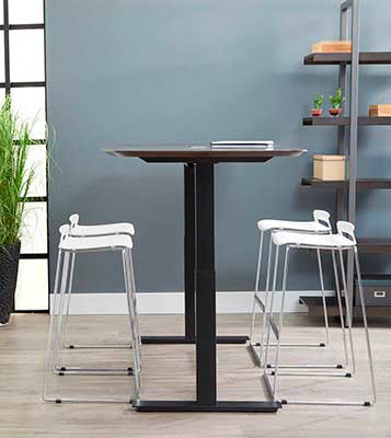 Oslo Electric Standing Meeting Table by Unique Furniture