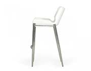 White Eco-Leather Bar Stool VG Daw