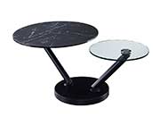 Black Ceramic Top Coffee Table NJ 881