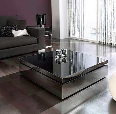 Lift Top Modern Coffee table in Black EF Ralf