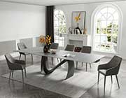 Dark Gray Ceramic Dining Table EF 087