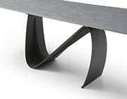 Dark Gray Ceramic Dining Table EF 087