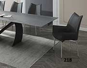 Dark Gray Ceramic Dining Table EF 087