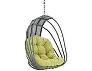 Swing Outdoor Patio Lounge Chair in Olive MW Pergola