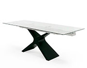 Extendable Glass dining Table VG Alfeo