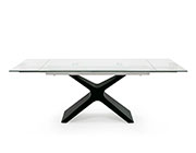 Extendable Glass dining Table VG Alfeo