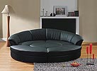 Circle Italian leather Sofa bed