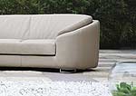 Round Modern Italian leather Sofa M56