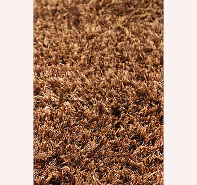 Skylight Handwoven Shaggy Rug in Brown MO-098