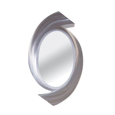 Boomerang Console Decorative Mirror-Aluminum