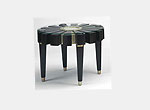 Gold trim coffee table AR170