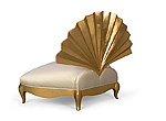 Le Fan Plisse Chair by Christopher Guy