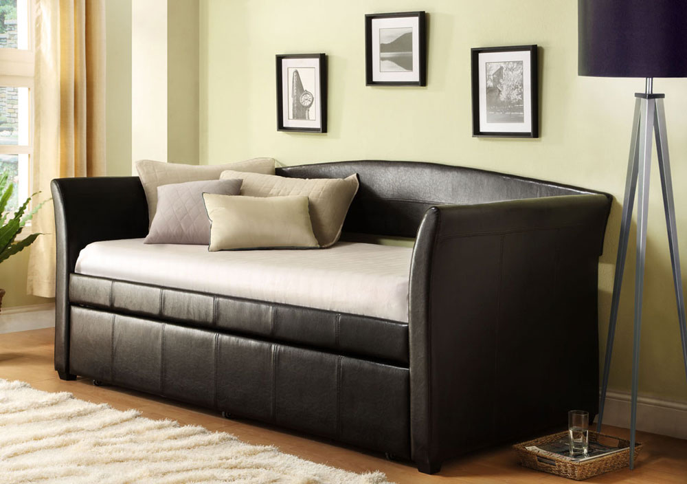 Dark shop brown daybed